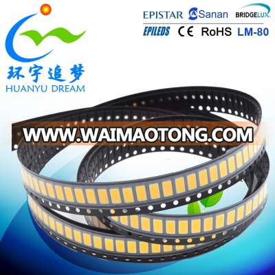 Taiwan Epistar high lumens led chip smd 5730 150mA led chip smd 5730