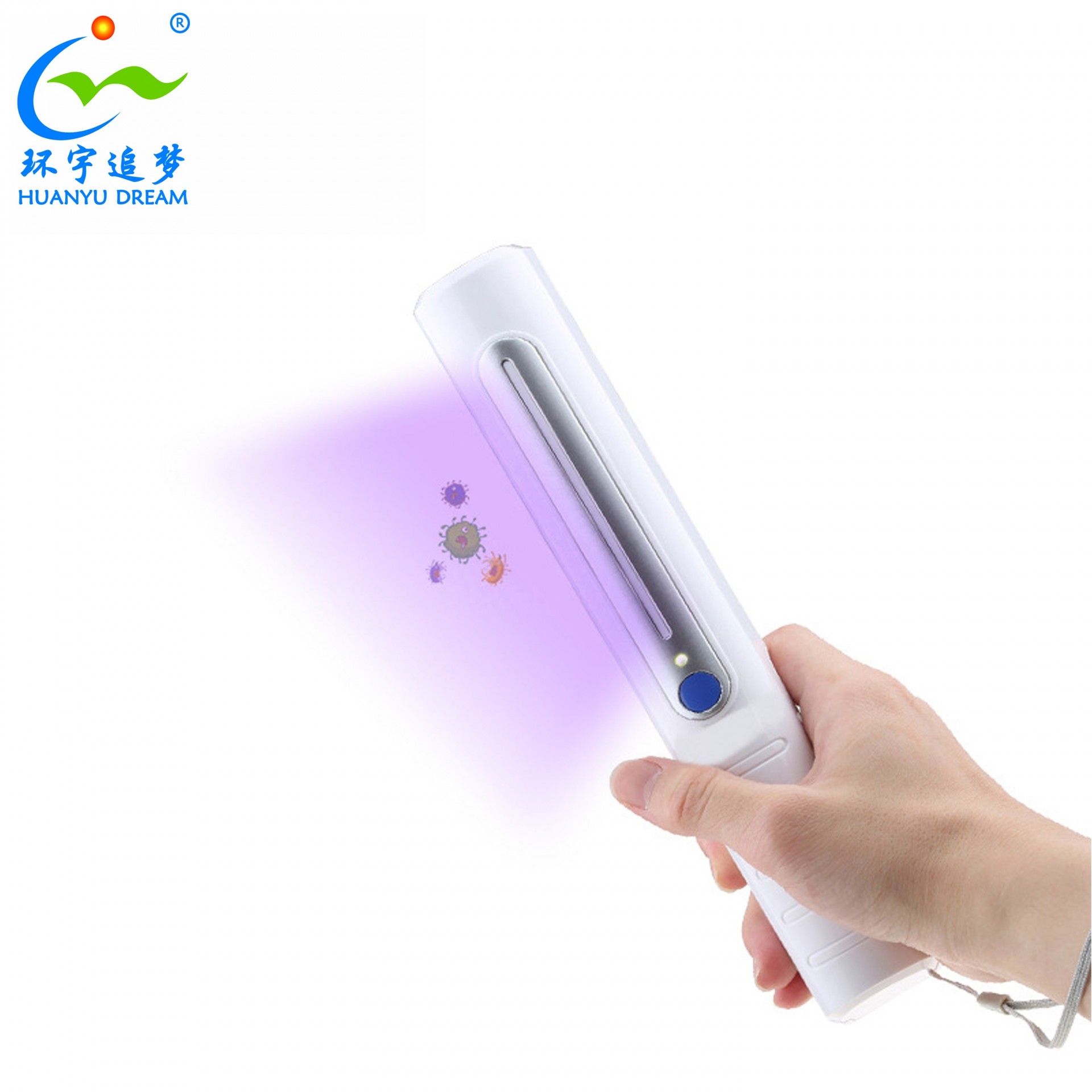 New handheld LED ultraviolet sterilizer EPA   supplies disinfection lamp travel ultraviolet disinfection stick home uv lamp